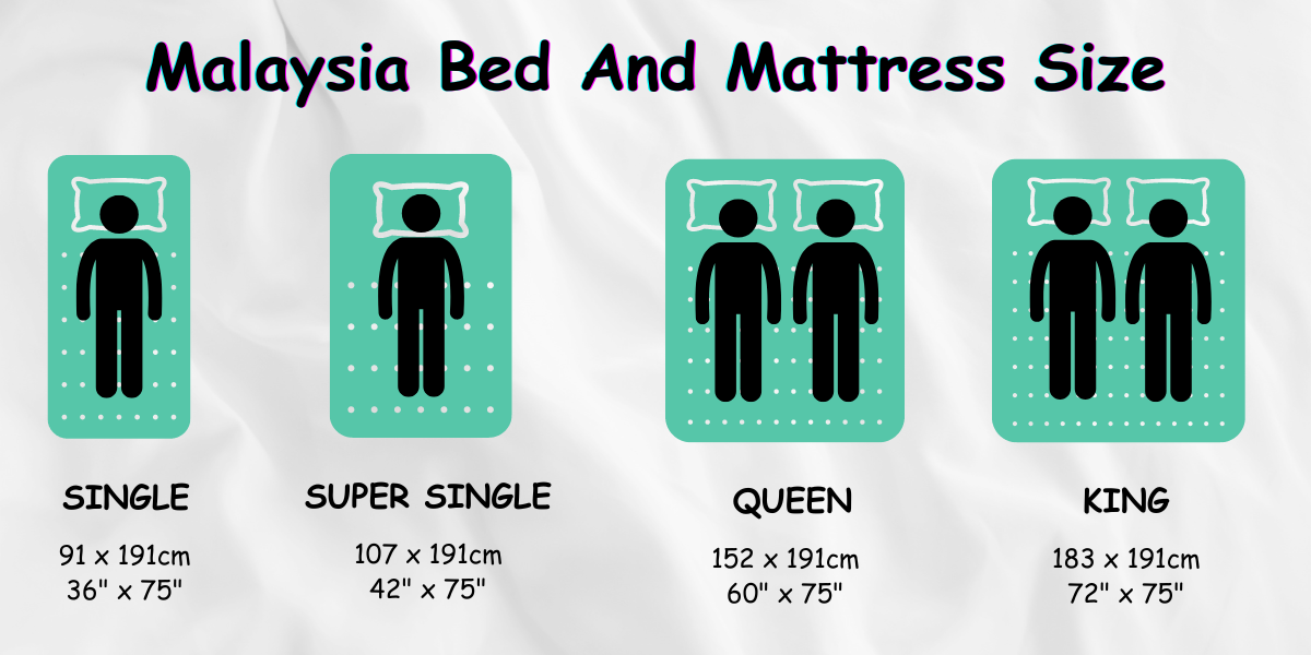 singapore bed & mattress sizes