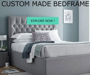 CUSTOM MADE banner square-bed