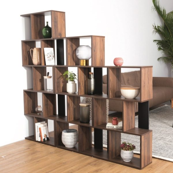 ALASKA Divider Bookcase Display Rack-High - FurnitureDirect.com.my