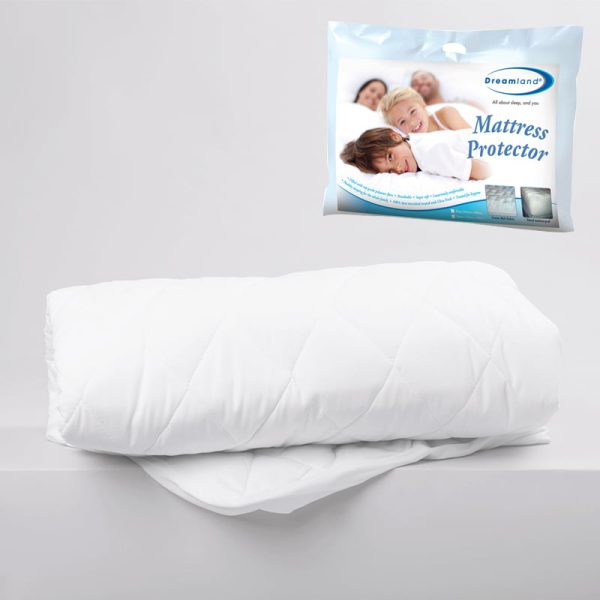 DREAMLAND Fitted Mattress Protector-King Size