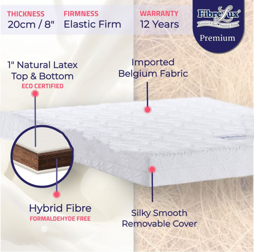 coconut fibre latex mattress