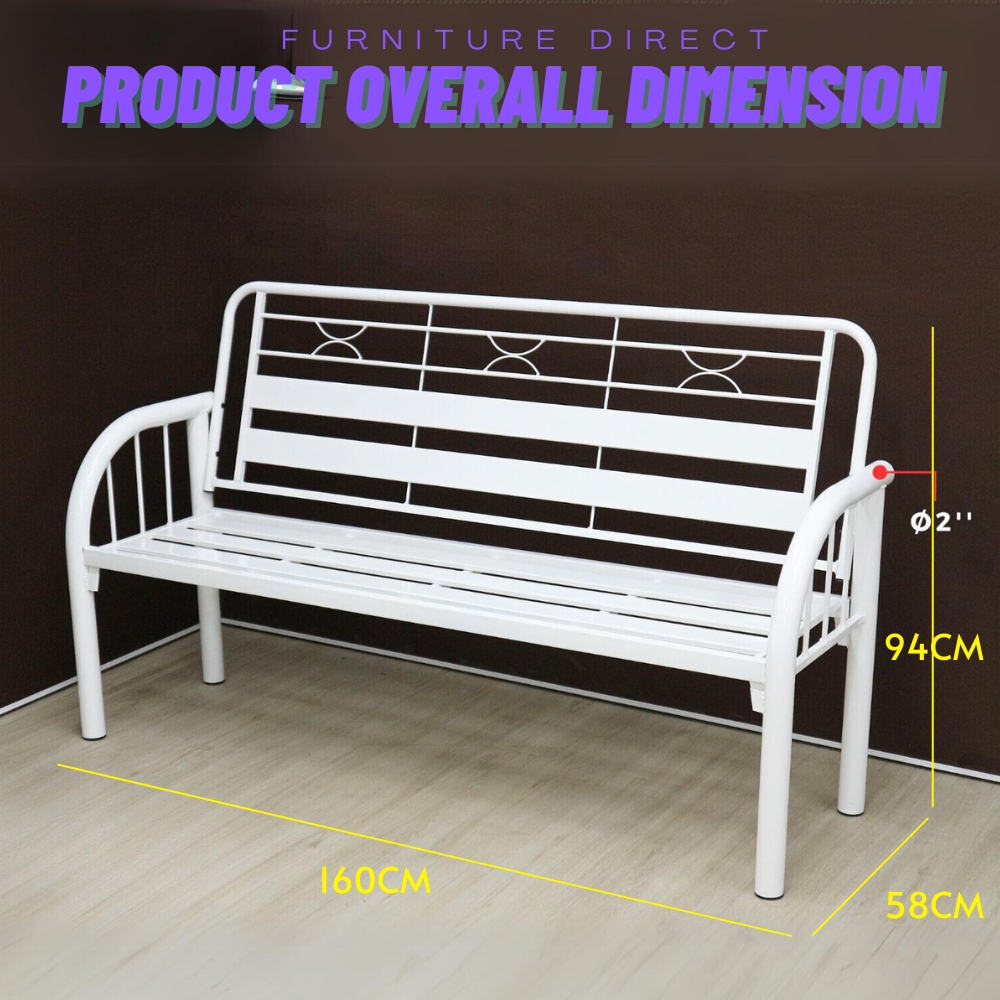 Steel bench online chair