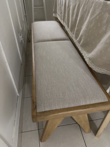 KIRA 130cm Solid Wood Bench-Beech photo review